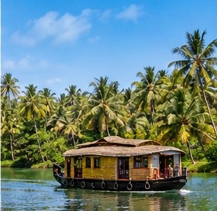 Kerala Backwaters holiday package, 5N/6D · Honeymoon